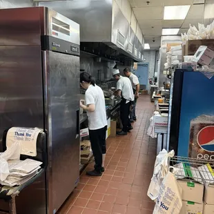 And can see they make the food right in front of you this place is clean no mess no fuss.