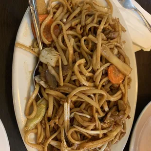 Lo Mein Soft Noodle with Chicken