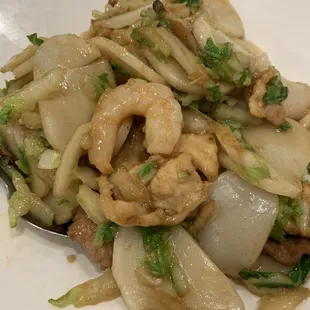 Rice Cakes with shrimp!