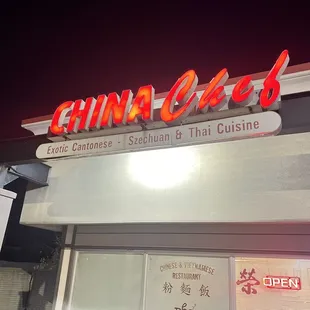 Outside