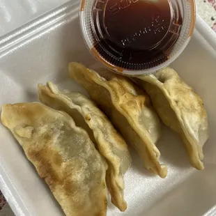 Pan fried dumplings