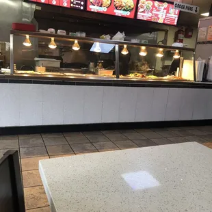 They had just opened.