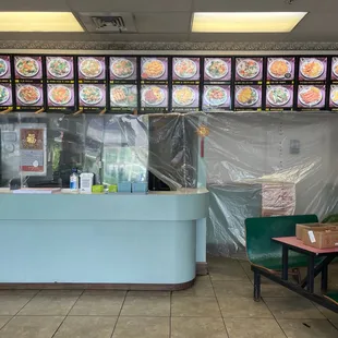 the front of the restaurant