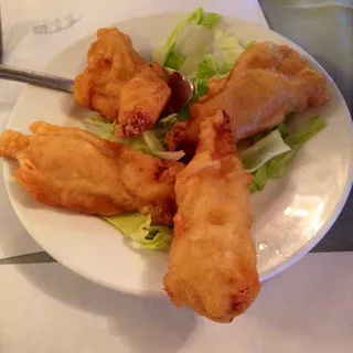 Fried Golden Prawns