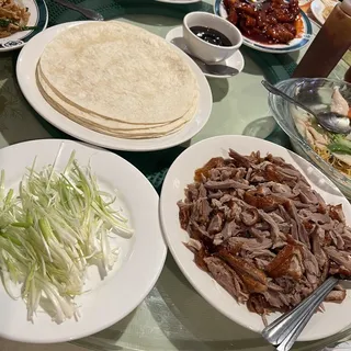 Peking Duck with pancakes