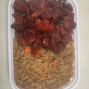 Roasted Boneless spare rib plate