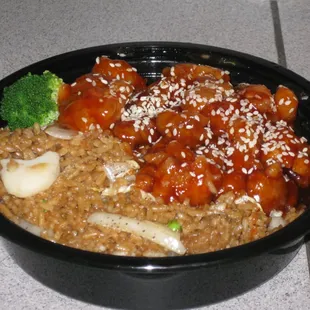 sesame chicken lunch special
