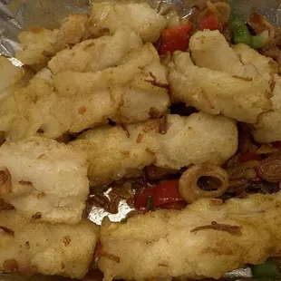 Fried squid