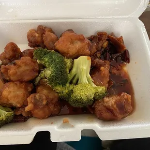 Orange chicken