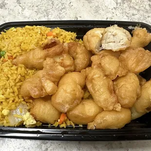 Sweet and sour chicken