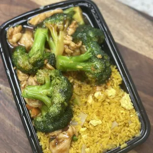 Chicken and broccoli  Average