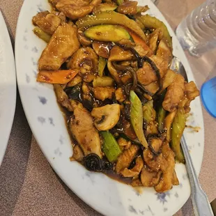 Garlic chicken.