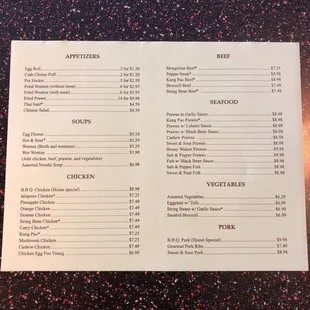 Menu Pages 1-2