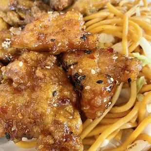 Chow Mein &amp; Sesame Chicken