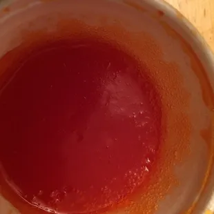 There are fermentation bubbles in the sweet and sour sauce. It was rancid. Good luck to you if you eat here.