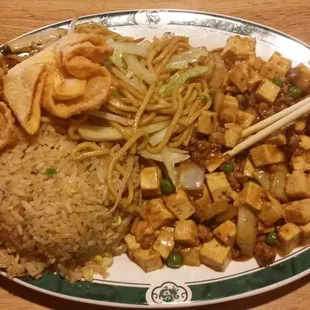 Massive lunch combo.