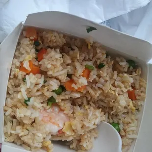 Shrimp fried rice
