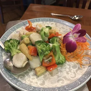 Jade scallops