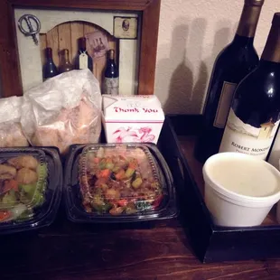 Chinese delivery last night. Wonderful service from start to end. Thanks guys! Will have to workout after this meal.....but yum!