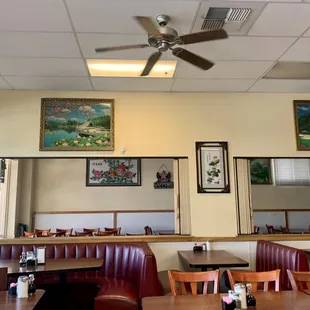 The Main Dining Room Connects with a Private Area