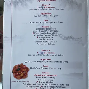 Menu April 2022
