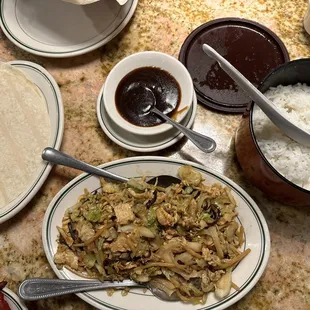 Mu Shu Chicken was delicious and so fresh tasting.