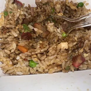 Bbq pork fried rice