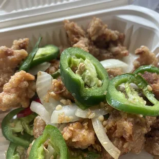 Salt and pepper pork