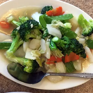 Mixed veggies with garlic