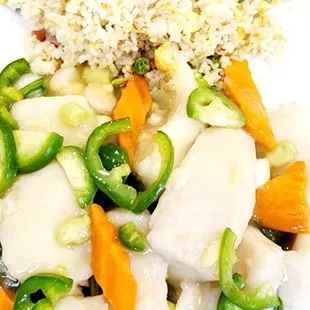 FISH &amp; FRIED RICE