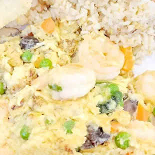 SCRAMBLED EGGS &amp; PRAWNS