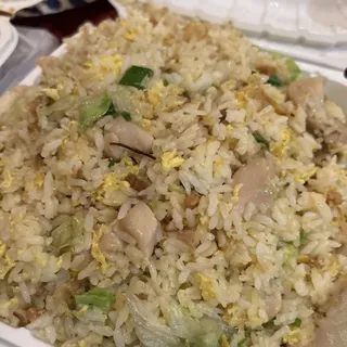 Salted Fish and Chicken Fried Rice