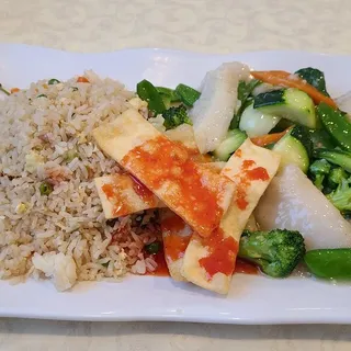 2. Fish Fillet with Mixed Vegetable Luncheon Special