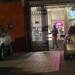 Front of restaurant