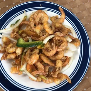 Salt pepper shrimp