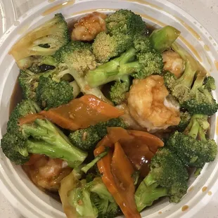 S9. Shrimp with Broccoli