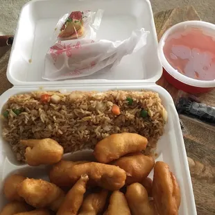 Sweet &amp; Sour Chicken Dinner combo