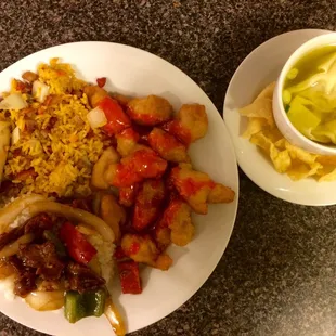 Dinner A.  Great value, great food!