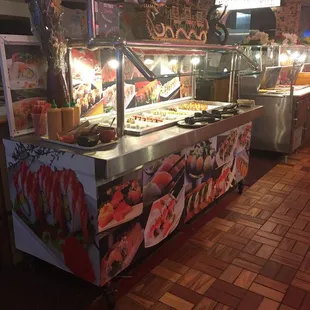 the food being served