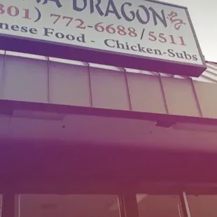 outside