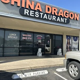 outside