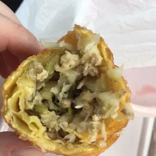 Pork egg roll