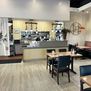 Dining area &amp; cash register