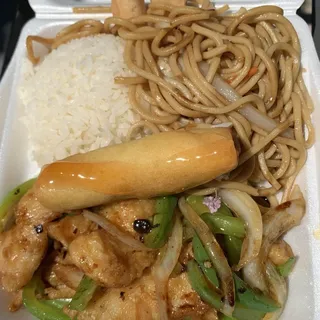 L27. Fish Filet with Black Bean Se Lunch Special
