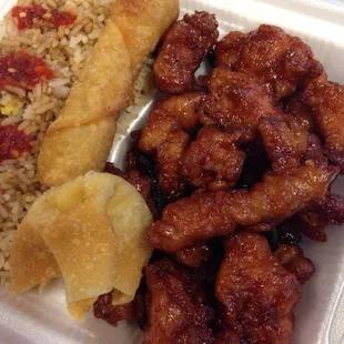 Orange Chicken Lunch Special