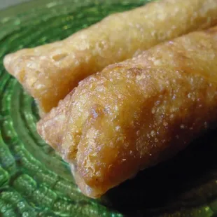 Egg rolls, close-up.