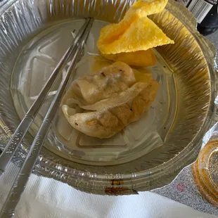 potstickers and cream cheese wanton