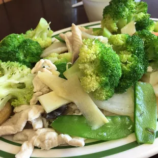 Steamed Chicken and mixed veggies