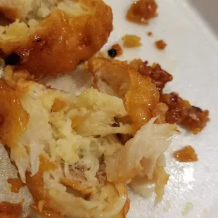 I think I see some chicken fat in this one, still no meat. Let alone white meat! The whole batch was like that. Smh