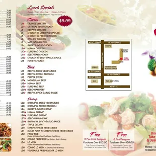 menu, sushi and sashimi
